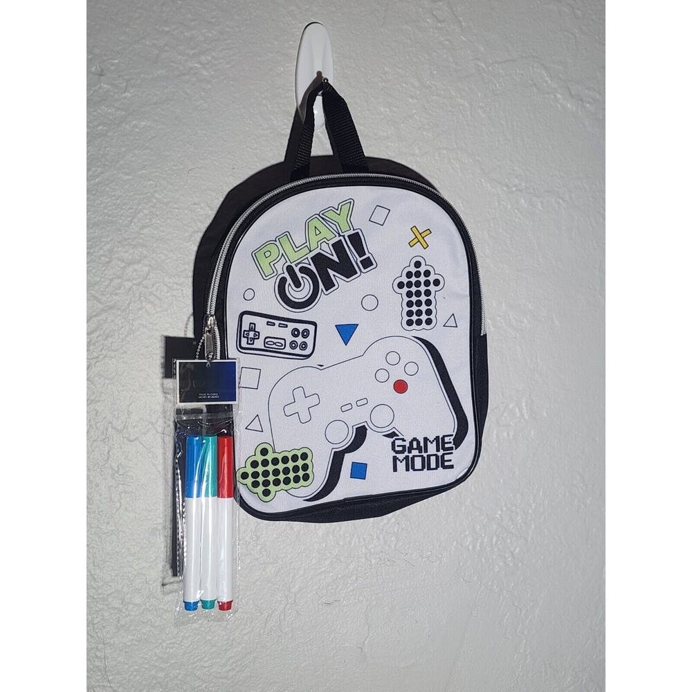 DIY Color Mini Backpack. *NEW*. Game Mode! With Fabric Markers